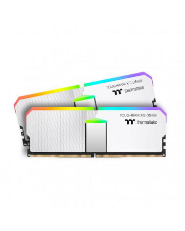 Модуль памяти Thermaltake 32GB(2x16GB) Thermaltake DDR5 6200 TOUGHRAM XG RGB D5 White CL32 1.3V RG34D516GX2-6200C32B /RGB LED*16