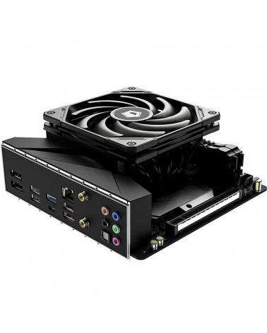 Вентилятор ID-COOLING IS-55 BLACK LGA1700/1200/115X/AM5/AM4 низкопрофильный высота 55mm (18шт/кор, TDP 125W, PWM, 5 тепл.трубок 