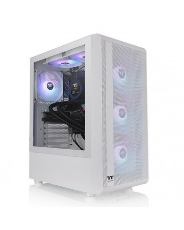 Корпус Thermaltake S200 TG ARGB Snow CA-1X2-00M6WN-00 /White/Win/SPCC/Tempered Glass*1/120mm ARGB Lite Fan*3/Brown Box CA-1X2-00