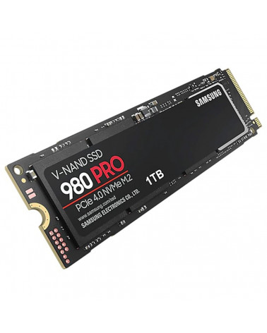 Твердотельный накопитель SSD Samsung 980 PRO M.2 2280 MZ-V8P1T0BW 1TB Client SSD PCIe Gen4x4 with NVMe, 7000/5000, IOPS 1000/100