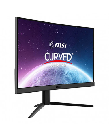 Монитор MSI 23.6" G24C4 E2 Black (VA,1920x1080, 2xHDMI+DP, 1 ms, 178°/178°, 250 cd/m, 3000:1 (100M:1), 180Hz, MM, Curved) 