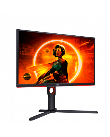 Монитор AOC 24.5" AGON 25G3ZM Black-Red (VA, 1920x1080, HDMI+HDMI+DP, 0.5 ms, 178°/178°, 300 cd/m, 3000:1, 240Hz, Pivot) 