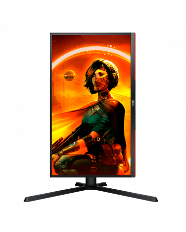 Монитор AOC 24.5" AGON 25G3ZM Black-Red (VA, 1920x1080, HDMI+HDMI+DP, 0.5 ms, 178°/178°, 300 cd/m, 3000:1, 240Hz, Pivot) 