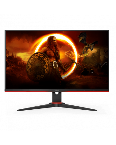 Монитор AOC 27" 27G2SPAE Black-Red (IPS, 1920x1080, D-Sub+HDMI+HDMI+DP, 1 ms, 178°/178°, 250 cd/m, 1000:1, 165Hz, MM) 