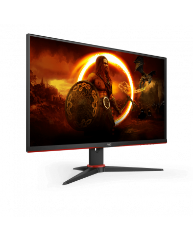 Монитор AOC 27" 27G2SPAE Black-Red (IPS, 1920x1080, D-Sub+HDMI+HDMI+DP, 1 ms, 178°/178°, 250 cd/m, 1000:1, 165Hz, MM) 