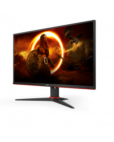 Монитор AOC 27" 27G2SPAE Black-Red (IPS, 1920x1080, D-Sub+HDMI+HDMI+DP, 1 ms, 178°/178°, 250 cd/m, 1000:1, 165Hz, MM) 