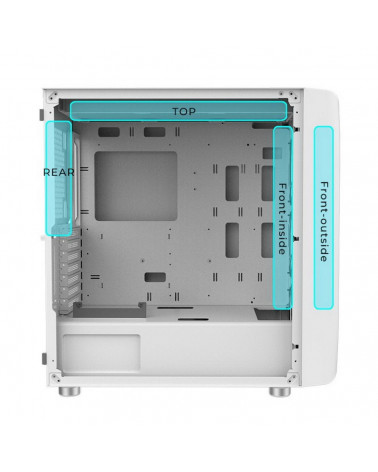 Корпус ALSEYE COMPUTER CASE  0.7mm SPCC, Mini-ITX/Micro ATX/ATX/E-ATX, USB2.0*1+HD Audio+USB3.0*1+Typc*1 H.D.D(3.5")*3pcs+S.S.D(