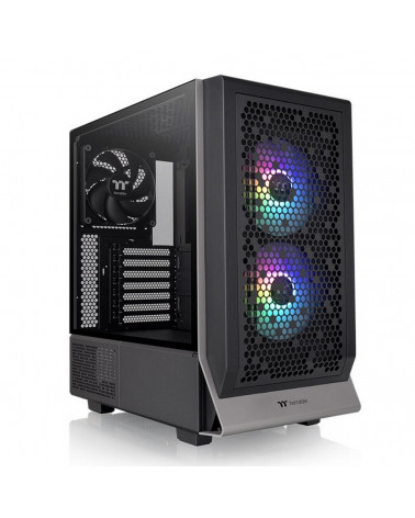 Корпус Thermaltake Ceres 300 TG ARGB/Black/Win/SPCC/Tempered Glass*1/CT140 ARGB Fan*2/CT140 Fan*1/Brown Box 