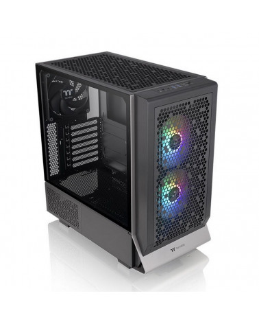 Корпус Thermaltake Ceres 300 TG ARGB/Black/Win/SPCC/Tempered Glass*1/CT140 ARGB Fan*2/CT140 Fan*1/Brown Box 