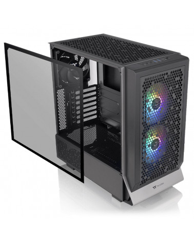 Корпус Thermaltake Ceres 300 TG ARGB/Black/Win/SPCC/Tempered Glass*1/CT140 ARGB Fan*2/CT140 Fan*1/Brown Box 