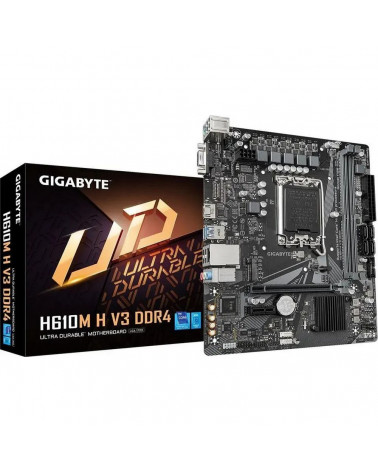 Материнская плата Gigabyte H610M H V3 DDR4, RTL 