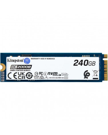 Твердотельный накопитель SSD Kingston SEDC2000BM8/240G M.2 2280 240GB DC2000B Enterprise SSD PCIe Gen4x4 