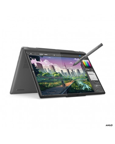 Ноутбук Lenovo Yoga 7 2-in-1 14AHP9 Ryzen 7 8840HS/16Gb/SSD1Tb/14.0"/IPS/WUXGA/Win11H/grey (83DK006QKG) 