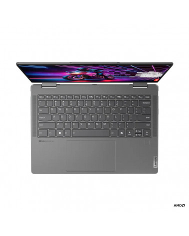 Ноутбук Lenovo Yoga 7 2-in-1 14AHP9 Ryzen 7 8840HS/16Gb/SSD1Tb/14.0"/IPS/WUXGA/Win11H/grey (83DK006QKG) 