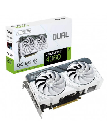 Видеокарта ASUS DUAL-RTX4060-O8G-WHITE /RTX4060,HDMI,DP*3,8G,D6