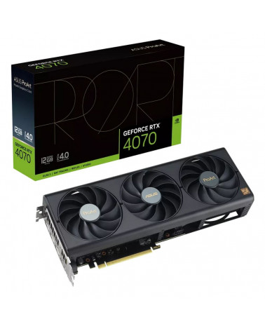 Видеокарта ASUS PROART-RTX4070-12G /RTX4070,HDMI,DP*3,12G,D6X