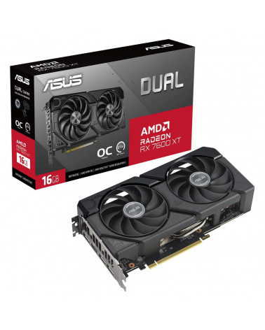 Видеокарта ASUS DUAL-RX7600XT-O16G /RX7600XT,HDMI,DP*3,16G,D6