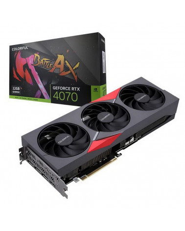 Видеокарта Colorful RTX4070 NB EX-V 12GB GDDR6X 192bit 3xDP HDMI 3FAN 