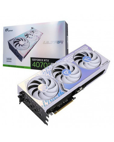 Видеокарта Colorful RTX4070Ti SUPER iGame Ultra W OC-V 16GB GDDR6X 256bit 3xDP HDMI 3FAN 