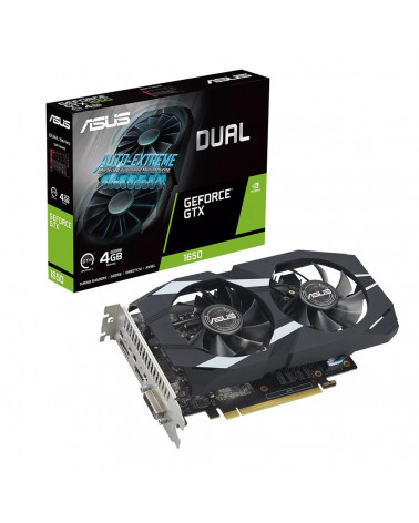 Видеокарта ASUS DUAL-GTX1650-4GD6-P-EVO //GTX1650,DVI,HDMI,DP,4G,D6