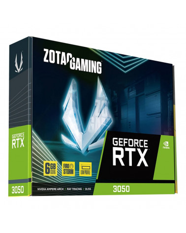 Видеокарта Zotac RTX3050 6GB GDDR6, 96bit DP HDMI LP Lite Pack 