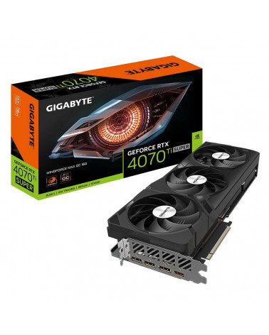 Видеокарта Gigabyte RTX4070Ti SUPER WINDFORCE MAX OC 16GB GDDR6X 256bit 3xDP HDMI 3FAN RTL 