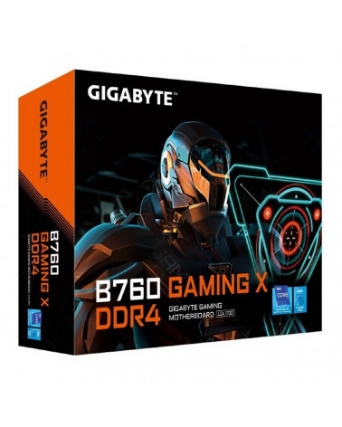 Материнская плата Gigabyte B760 GAMING X DDR4, Socket 1700, Intel®B760, 4xDDR4-3200, HDMI+DP, 3xPCI-Ex16, 4xSATA3(RAID 0/1/5/10)