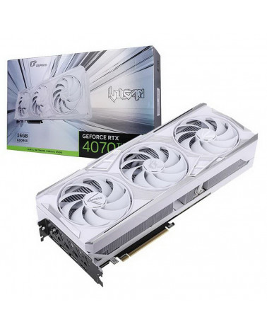 Видеокарта Colorful RTX4070Ti SUPER iGame Vulcan W OC-V 16GB GDDR6X 256bit 3xDP HDMI 3FAN 