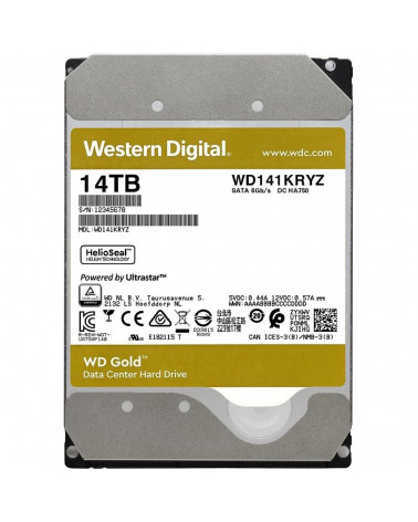 Жесткий диск Western Digital Gold WD141KRYZ 14TB SATA3, Cache 256MB, 7200 rpm