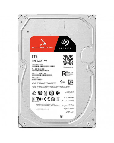 Жесткий диск Seagate 3.5" 8TB IronWolf Pro ST8000NT001 SATA 6Gb/s, 7200rpm, 256MB