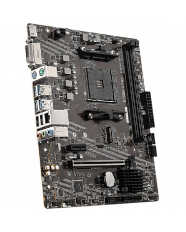 Материнская плата MSI B550M-A PRO, Socket AM4, AMD® B550, 2xDDR4-4600, HDMI+DVI-D, 1xPCI-Ex16x, 1xPCI-Ex1x, 4xSATA3(RAID 0/1/10)