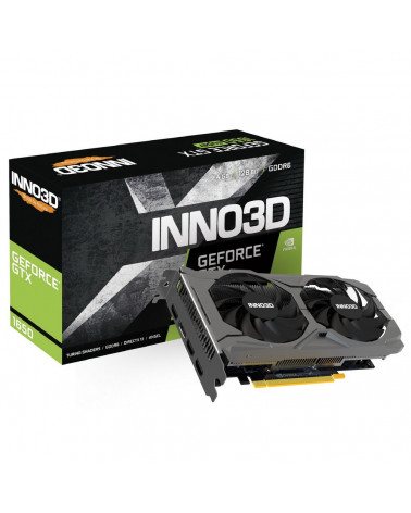 Видеокарта INNO3D GTX1650 Twin X2 OC V3 4GB GDDR6 128-bit HDMI DPx3 2FAN RTL 