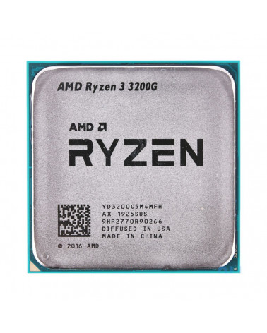 Центральный Процессор AMD RYZEN 3 3200G OEM (Picasso, 12nm, C4/T4/GPU8, Base 3,60GHz, Turbo 4,00GHz, Vega 8, L3 4Mb, TDP 65W, SA