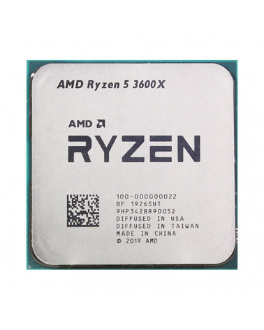 Центральный Процессор AMD RYZEN 5 3600X OEM (Matisse, 7nm, C6/T12, Base 3,80GHz, Turbo 4,40GHz, Without Graphics, L3 32Mb, TDP 9