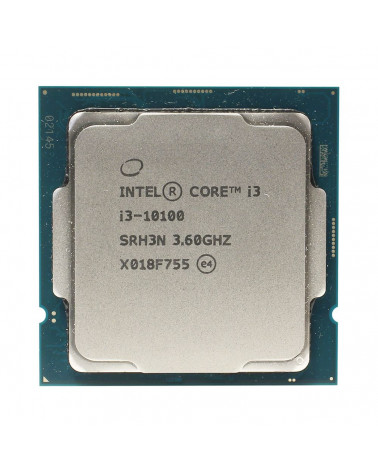 Центральный Процессор Intel Core i3-10100 OEM (Comet Lake, 14nm, C4/T8, Base 3,60GHz, Turbo 4,30GHz, UHD 630, L3 6Mb, TDP 65W, S