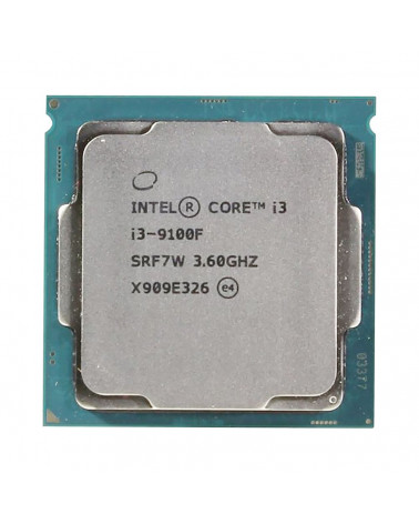 Центральный Процессор Intel Core i3-9100F OEM (Coffee Lake, 14nm, C4/T4, Base 3,60GHz, Turbo 4,20GHz, Without Graphics, L3 6Mb, 