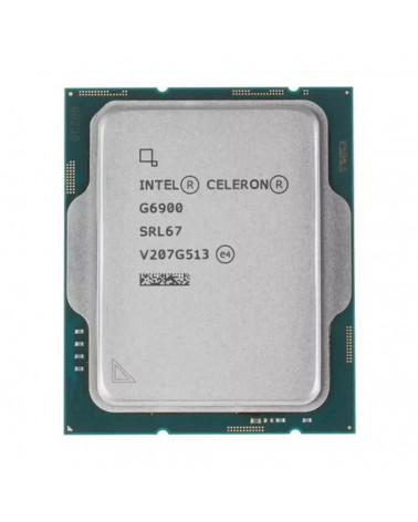 Центральный Процессор Intel Celeron G6900 OEM (Alder Lake, Intel 7, C2(0EC/2PC)/T2, Performance Base 3,40GHz(PC), UHD 710, L2 2.