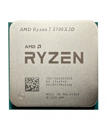 Центральный Процессор AMD RYZEN 7 5700X3D BOX (Vermeer, 7nm, C8/T16, Base 3,00GHz, Turbo 4,10GHz, Without Graphics, L3 96Mb, TDP