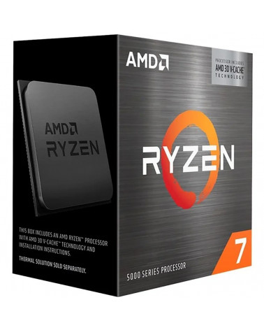 Центральный Процессор AMD RYZEN 7 5700X3D BOX (Vermeer, 7nm, C8/T16, Base 3,00GHz, Turbo 4,10GHz, Without Graphics, L3 96Mb, TDP