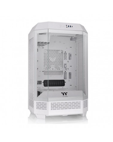 Корпус ASUS The Tower 300 Snow/White/Win/SPCC/Tempered Glass*3/CT140 White Fan*2/Color Box/With Screen Metal Panel