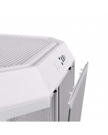 Корпус ASUS The Tower 300 Snow/White/Win/SPCC/Tempered Glass*3/CT140 White Fan*2/Color Box/With Screen Metal Panel