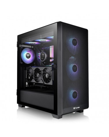 Корпус Thermaltake S250 TG ARGB Mid Tower Chassis (CA-1Y6-00M1WN-00) Black Win1 SPCC/Tempered Glass* 1/CT120 ARGB Fan*4/Brown Bo