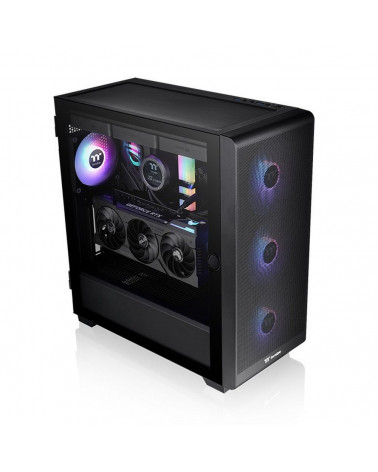 Корпус Thermaltake S250 TG ARGB Mid Tower Chassis (CA-1Y6-00M1WN-00) Black Win1 SPCC/Tempered Glass* 1/CT120 ARGB Fan*4/Brown Bo