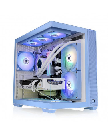 Корпус Thermaltake CA-1Z2-00MFWN-00 Win/SPCC/Tempered Glass*2/120mm ARGB Lite White Fan*4/Brown Box