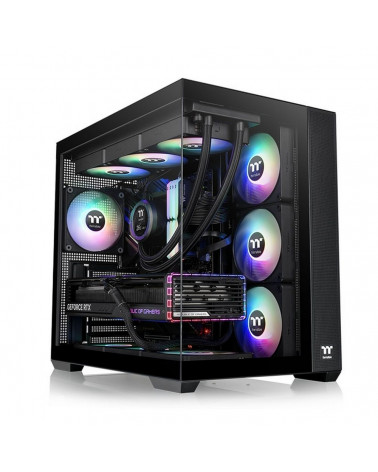 Корпус Thermaltake CA-1Z2-00M1WN-00 Win/SPCC/Tempered Glass*2/120mm ARGB Lite Fan*4/Brown Box