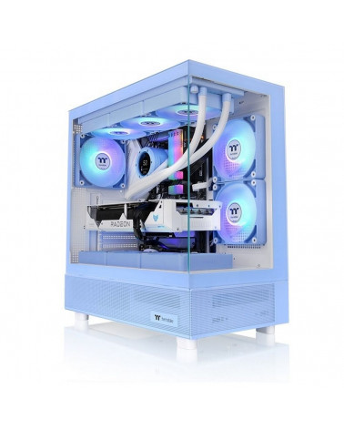 Корпус Thermaltake CA-1Y7-00MFWN-00 Win/SPCC/Tempered Glass*2/CT140 ARGB White Fan*1/Brown Box