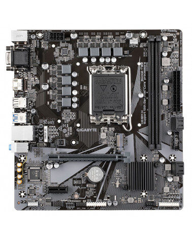 Материнская плата Gigabyte H610M H, Socket 1700, Intel®H610, 2xDDR5-4800, D-SUB+HDMI, 1xPCI-Ex16, 1xPCI-Ex1, 4xSATA3, 1xM.2, 8Ch