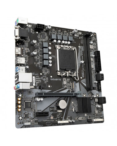 Материнская плата Gigabyte H610M H, Socket 1700, Intel®H610, 2xDDR5-4800, D-SUB+HDMI, 1xPCI-Ex16, 1xPCI-Ex1, 4xSATA3, 1xM.2, 8Ch