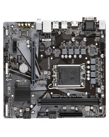 Материнская плата Gigabyte H610M H, Socket 1700, Intel®H610, 2xDDR5-4800, D-SUB+HDMI, 1xPCI-Ex16, 1xPCI-Ex1, 4xSATA3, 1xM.2, 8Ch