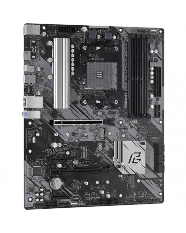 Материнская плата ASRock B550 PHANTOM GAMING 4, Socket AM4, AMD B550, 4xDDR4-3200, HDMI, 2xPCI-Ex16, 2xPCI-Ex1, 6xSATA3(RAID 0/1